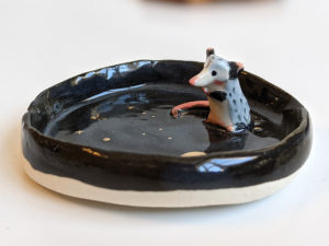 opossum jewelry dish