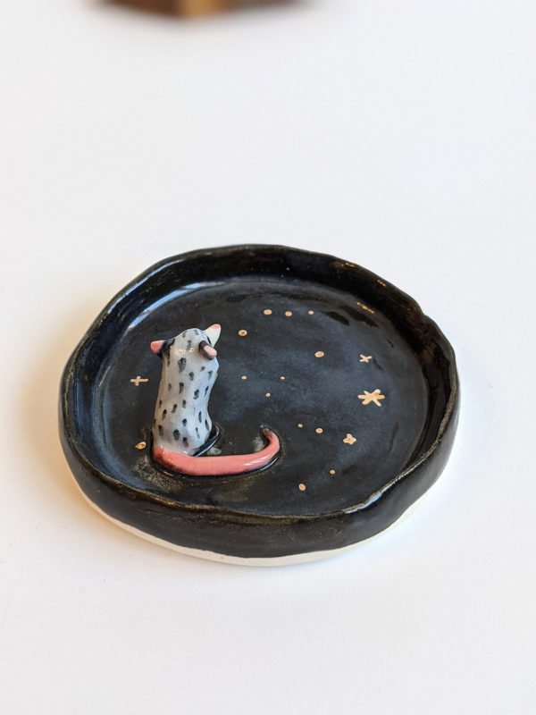 opossum jewelry dish