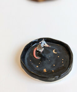 opossum jewelry dish