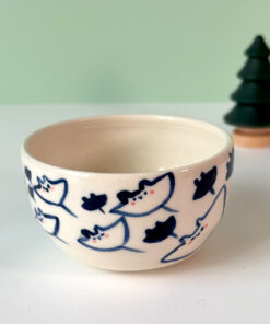 ray tumbler cute and silly rays on a white background, handmade in Canada