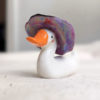 witch duck figurine