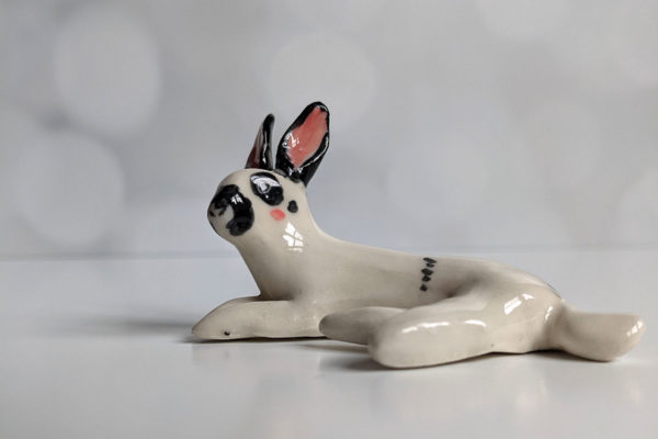 porcelain bunny figurine