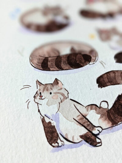 Cat Portrait Painting - Image 9