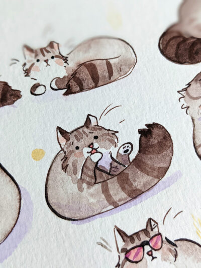 Cat Portrait Painting - Image 12