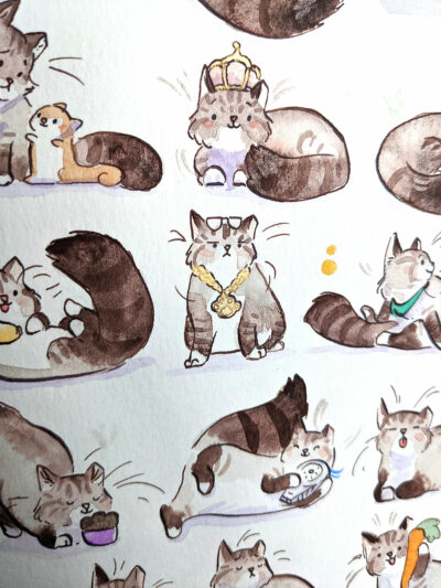 Cat Portrait Painting - Image 17