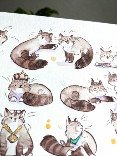 Cat Portrait Painting - Image 19