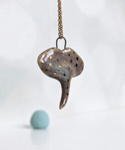 porcelain ray pendant