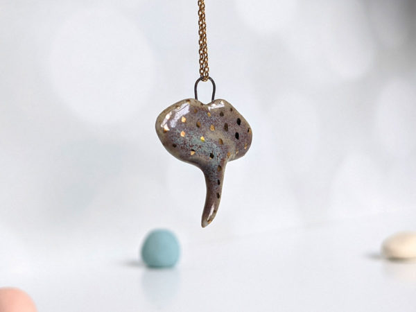 porcelain ray pendant