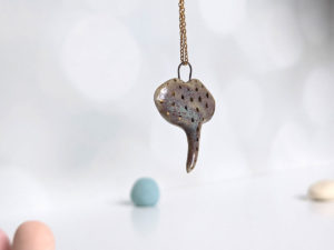 porcelain ray pendant