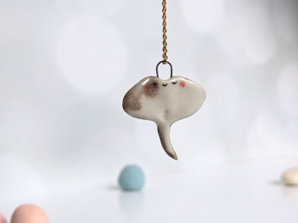 porcelain ray pendant