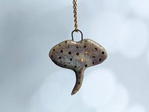 porcelain ray pendant