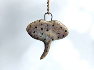 porcelain ray pendant