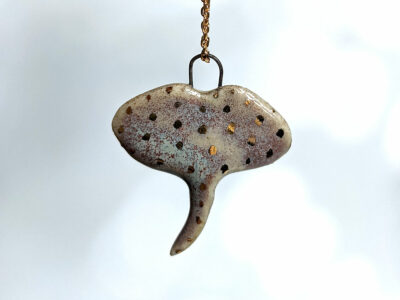porcelain ray pendant