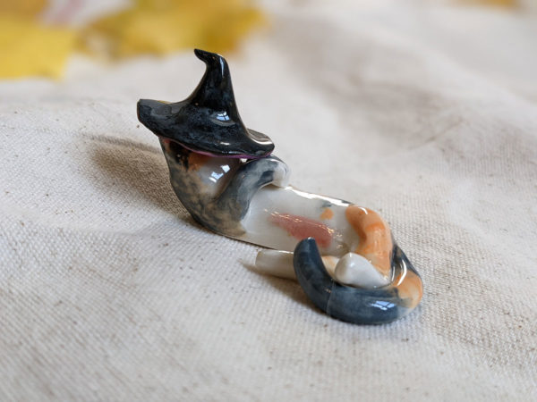 calico cat figurine