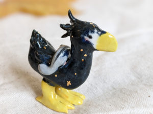 chocobo figurine porcelaine