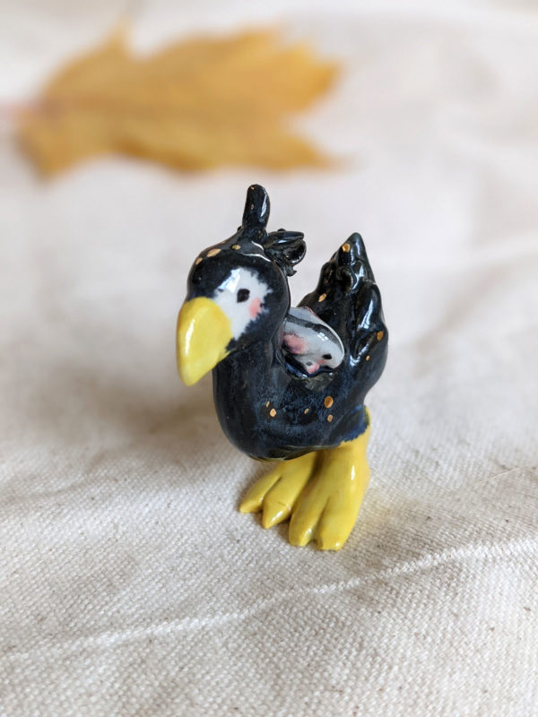 chocobo figurine porcelaine