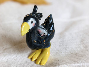 chocobo figurine porcelaine