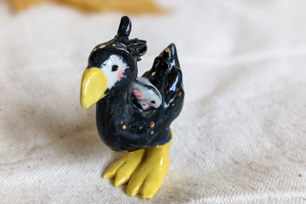 chocobo figurine porcelaine