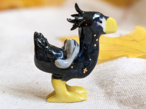 chocobo figurine porcelaine