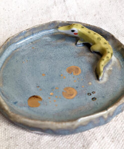 porcelain crocodile jewelry tray