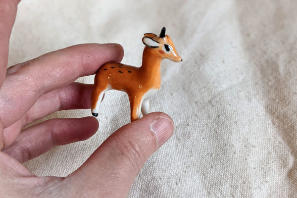 figurine dik dik porcelaine