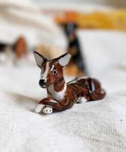 dog figurine porcelain