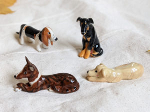 dog figurine porcelain