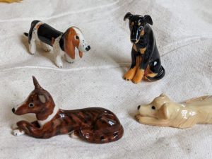 dog figurine porcelain