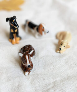 dog figurine porcelain