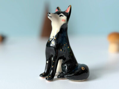Porcelain Figurines : Fox couple - Image 7