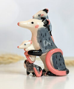 porcelain opossum mom