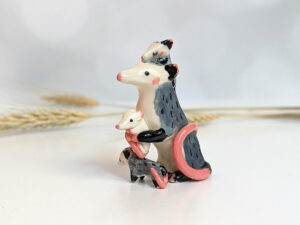 porcelain opossum mom