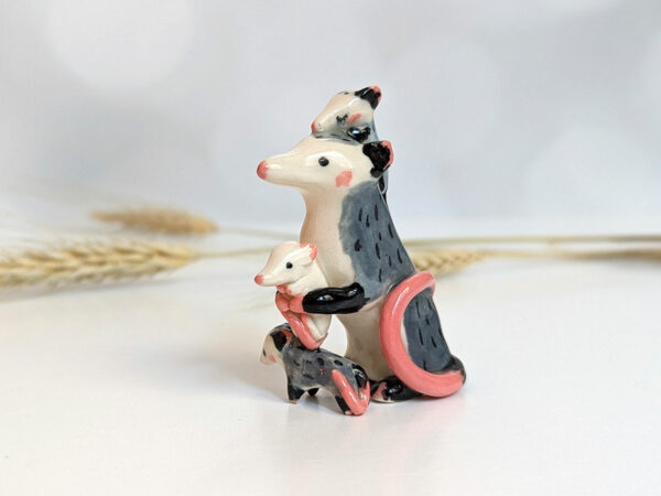 porcelain opossum mom