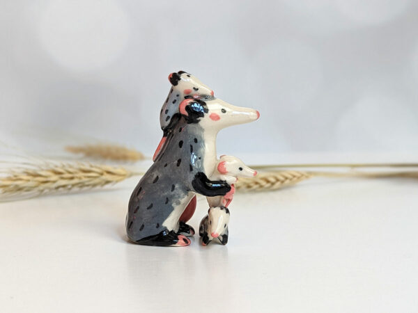 porcelain opossum mom