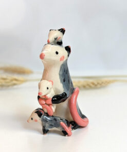 porcelain opossum mom
