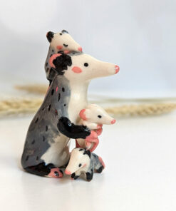 porcelain opossum mom