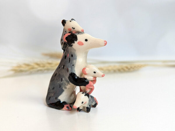 porcelain opossum mom