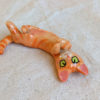 ginger cat figurine