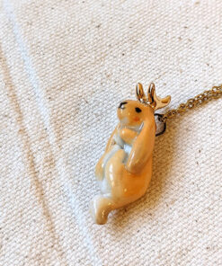 pendentif lapin bélier