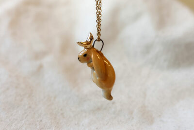 pendentif lapin bélier