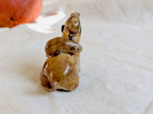 woodchuck family figurine
