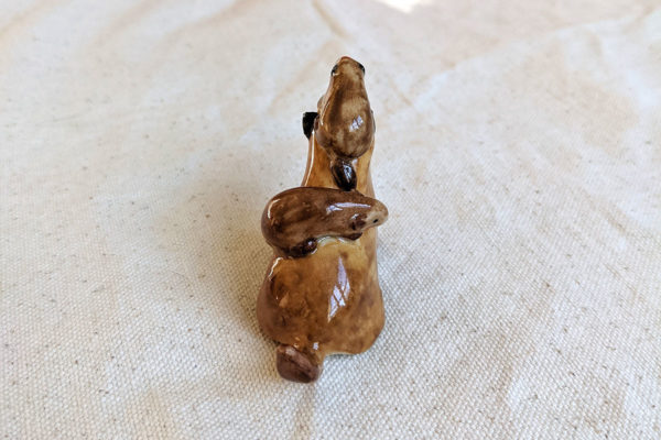 woodchuck family figurine