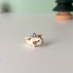 Pendentif Porcelaine : Jackalope