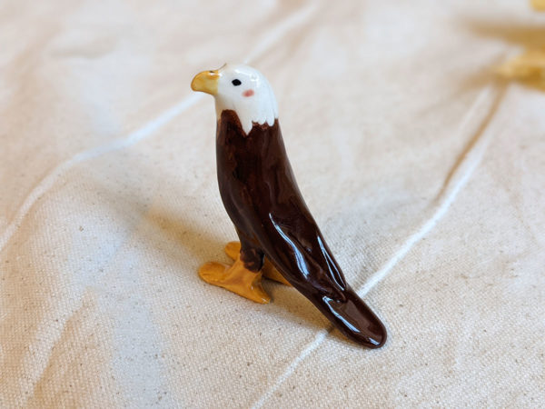 bald eagle figurine