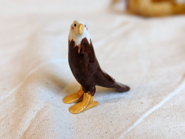 bald eagle figurine