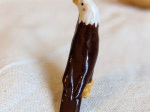 bald eagle figurine