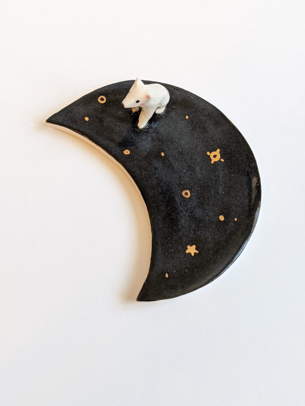 moon jewelry tray polar bear