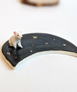moon jewelry tray polar bear