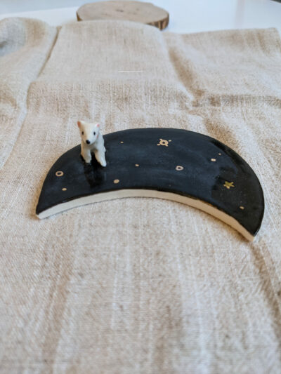 moon jewelry tray polar bear