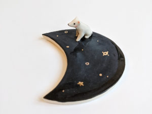 moon jewelry tray polar bear